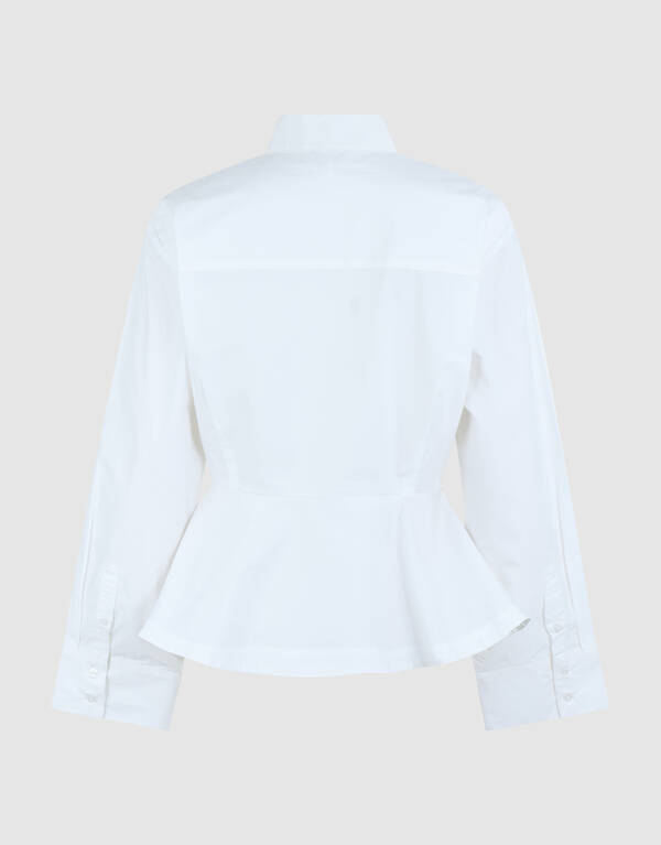 Peplum Blouse Wit SHOEBY WOMEN
