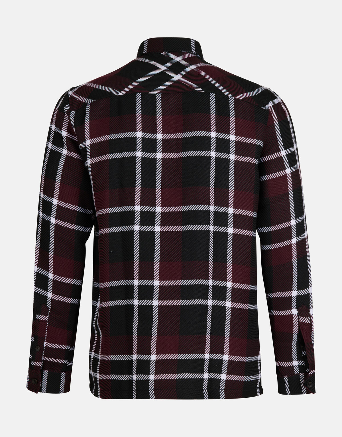 Ruiten Overhemd Donkerrood SHOEBY MEN