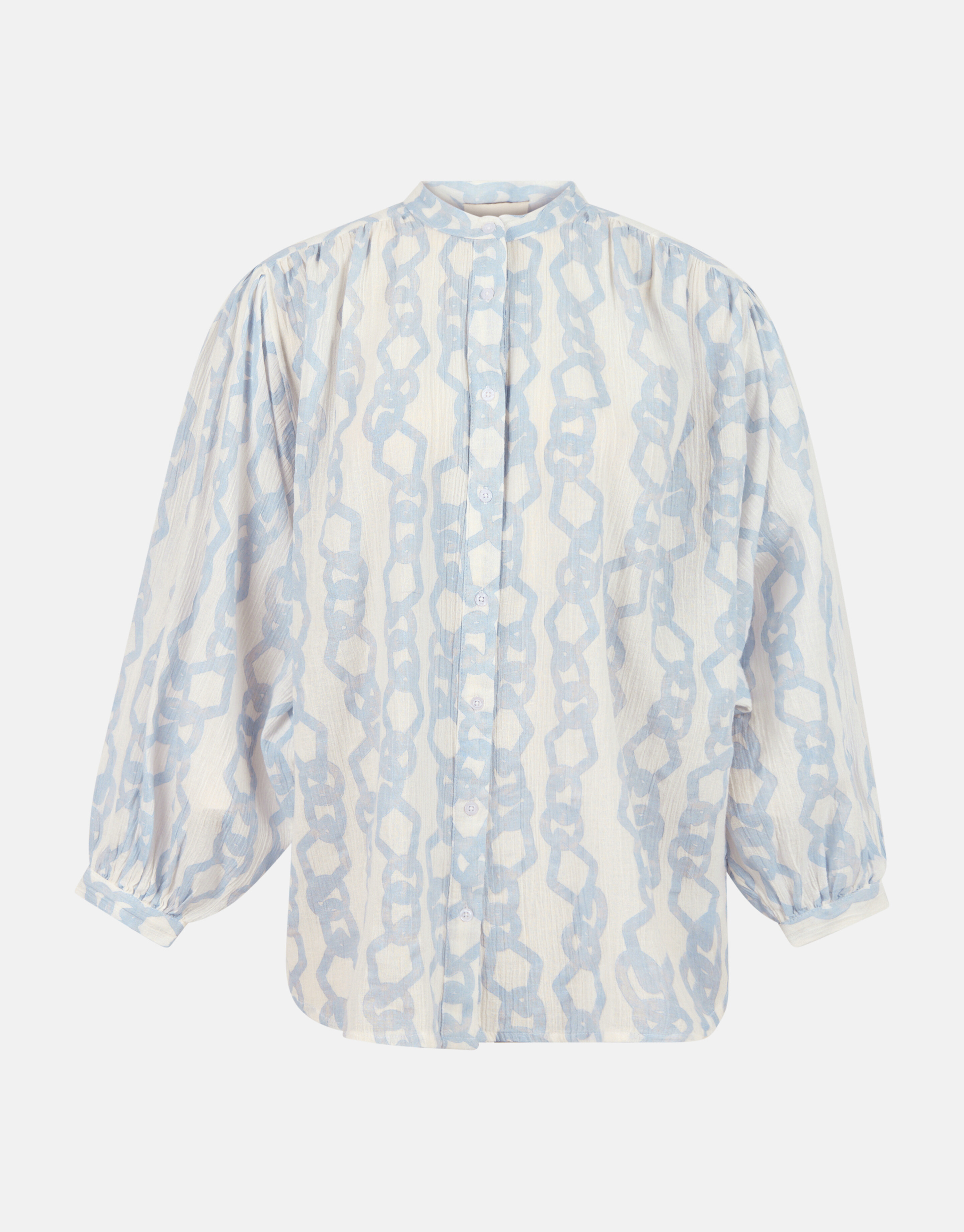 Waterprint Blouse Gebroken Wit By Mieke SHOEBY WOMEN