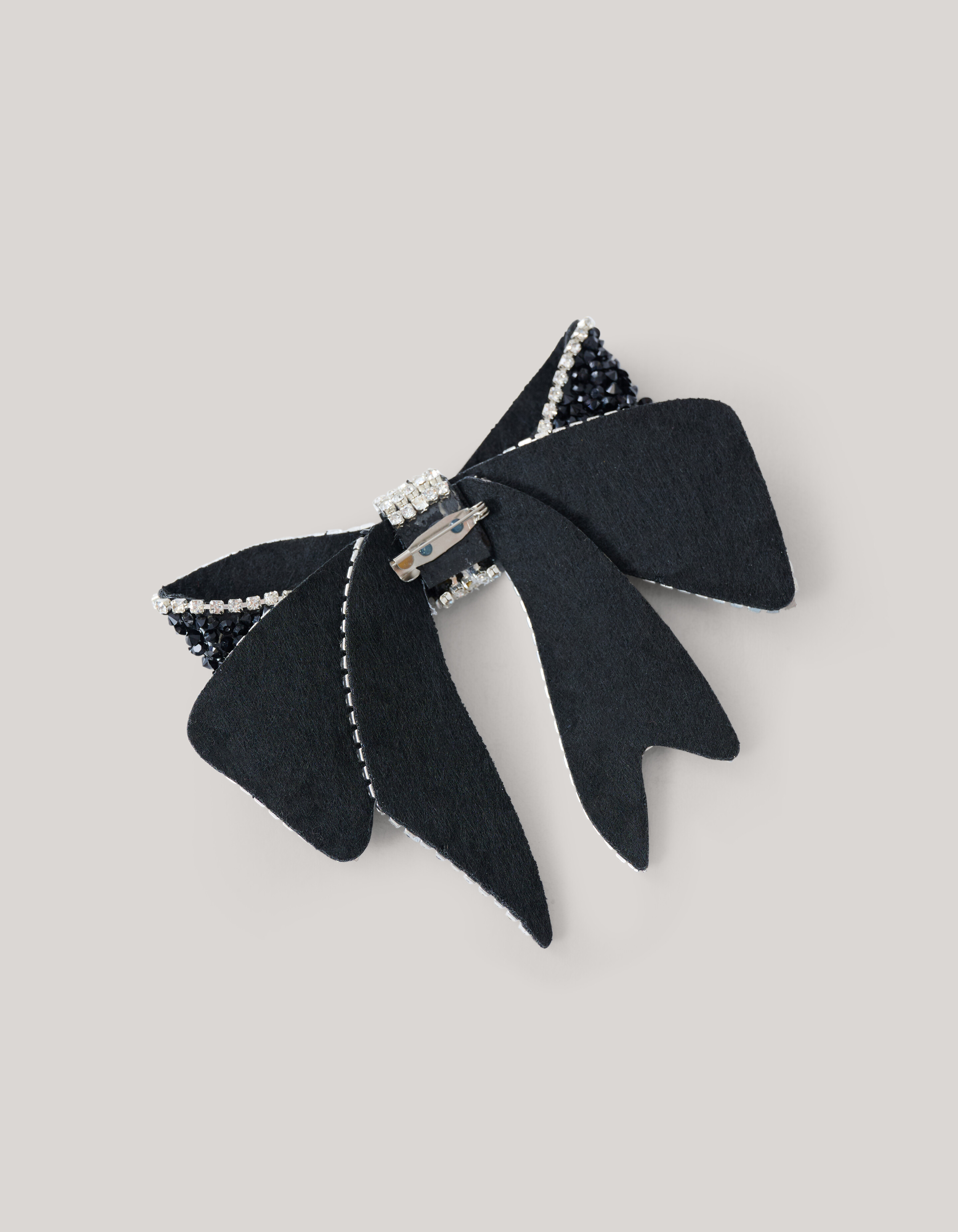 Beaded Strik Broche Zwart SHOEBY ACCESSOIRES