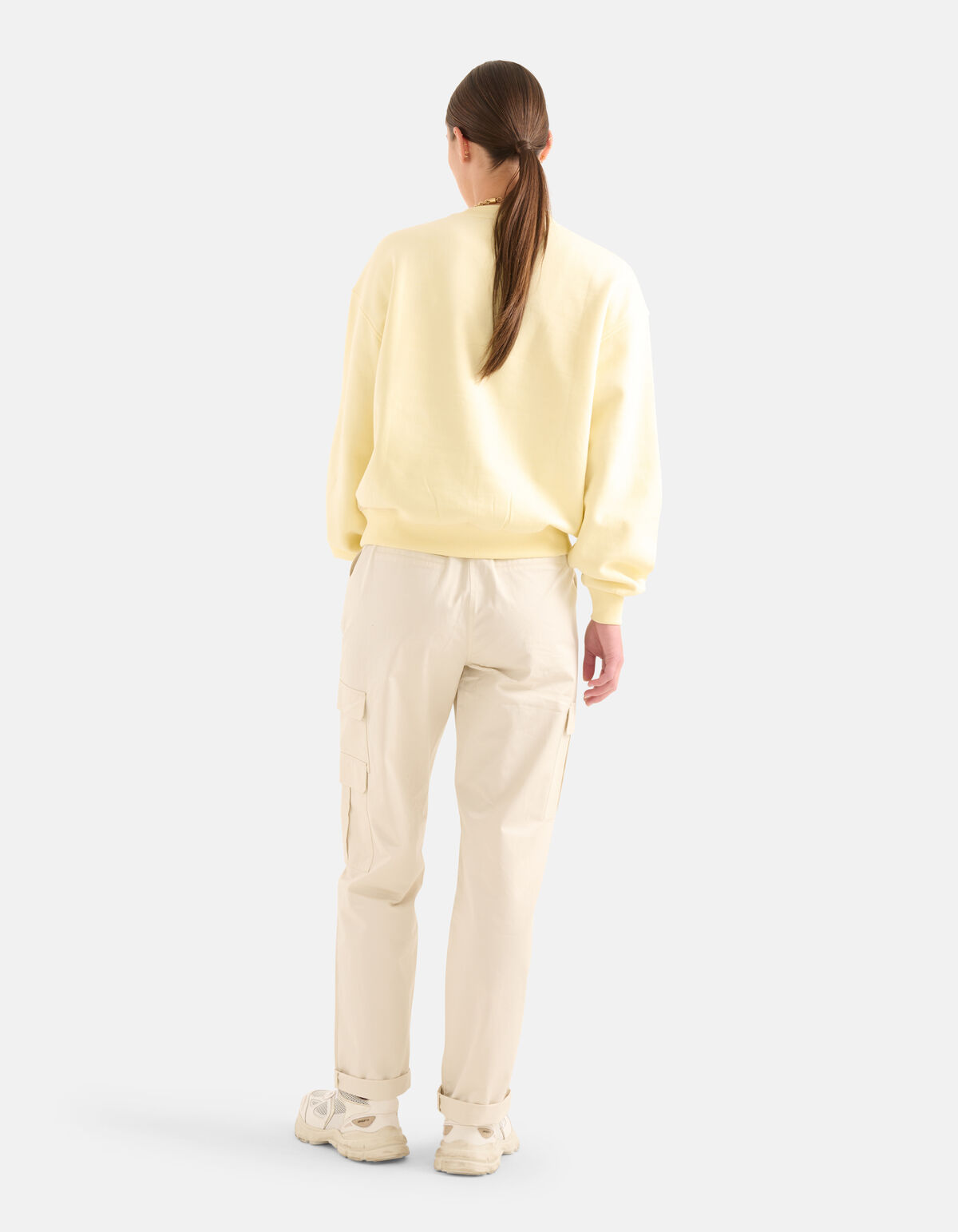 Basis Sweater Lichtgeel SHOEBY WOMEN