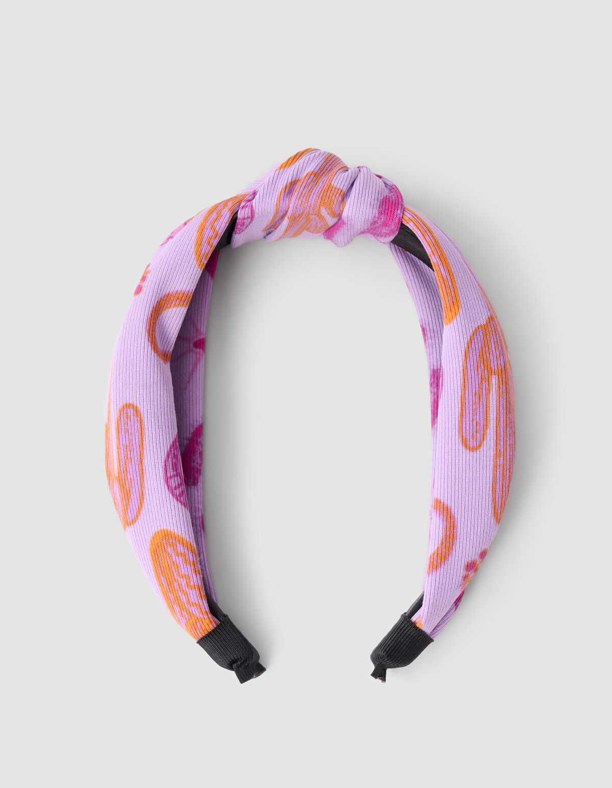 Printed Cactus Haarband Lichtpaars SHOEBY ACCESSOIRES