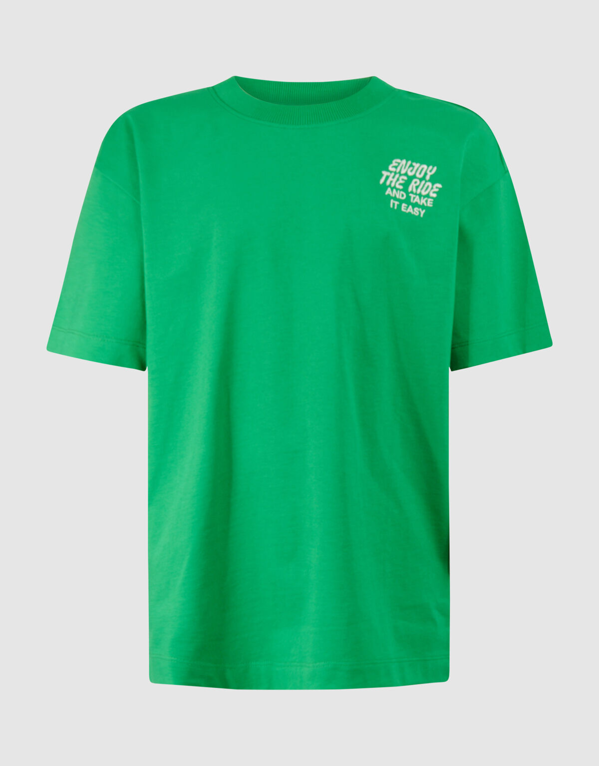 Tekst T-shirt Groen SHOEBY BOYS