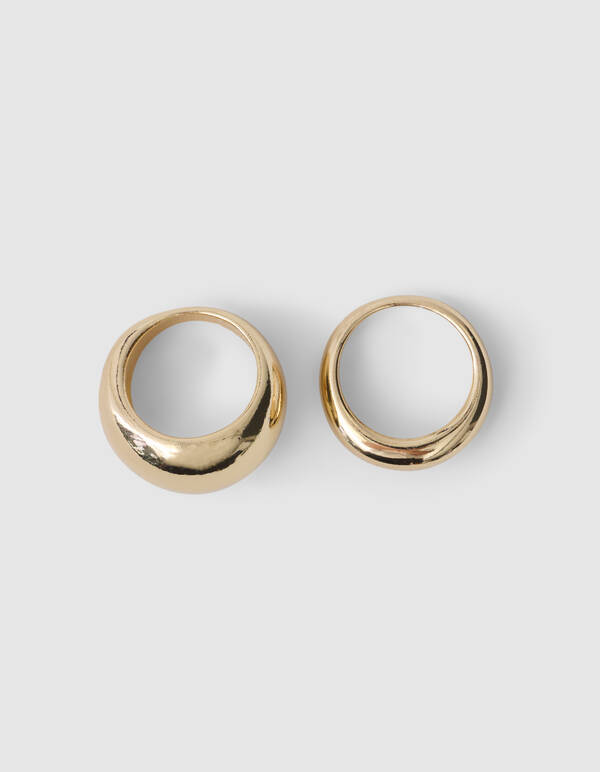 Bulky Ring Set Goud SHOEBY ACCESSOIRES