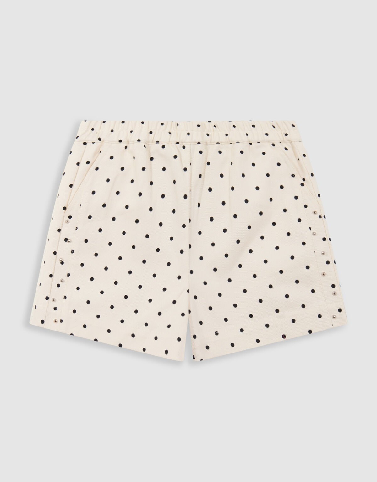 Polkadot Short Gebroken Wit SHOEBY GIRLS