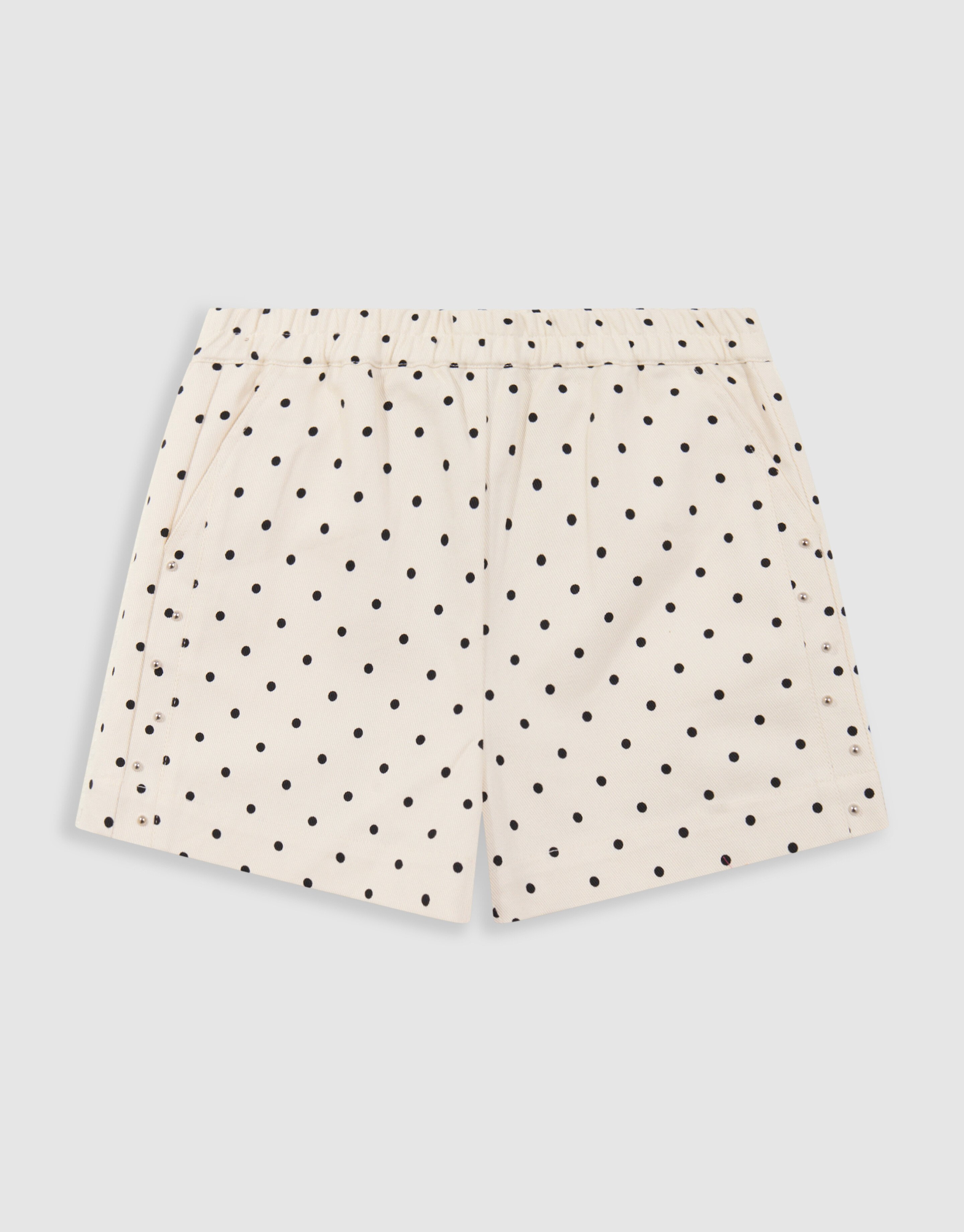 Polkadot Short Gebroken Wit SHOEBY GIRLS