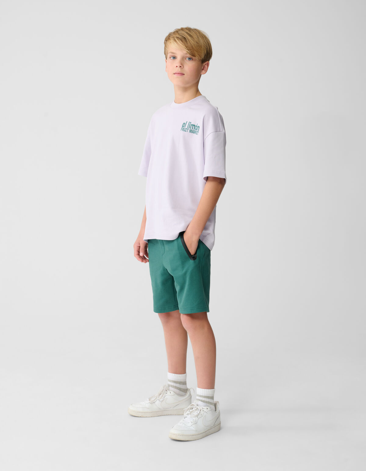 Limon Artwork T-shirt Wit SHOEBY BOYS