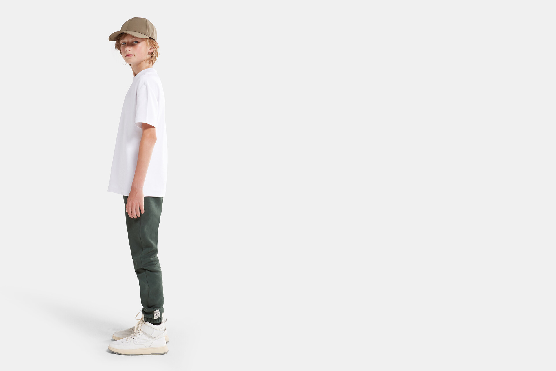 Heavy Boxy T-shirt Wit JILL&MITCH