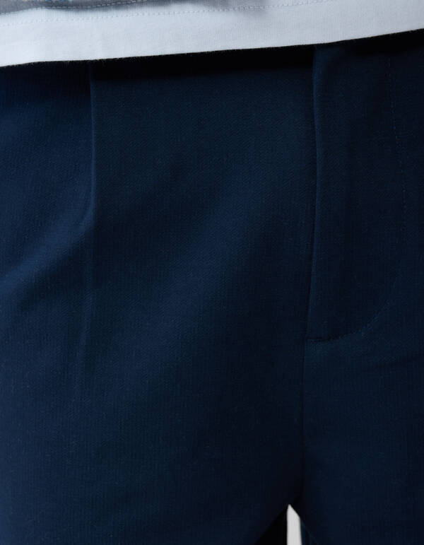 Regular Fit Broek Donkerblauw SHOEBY MEN