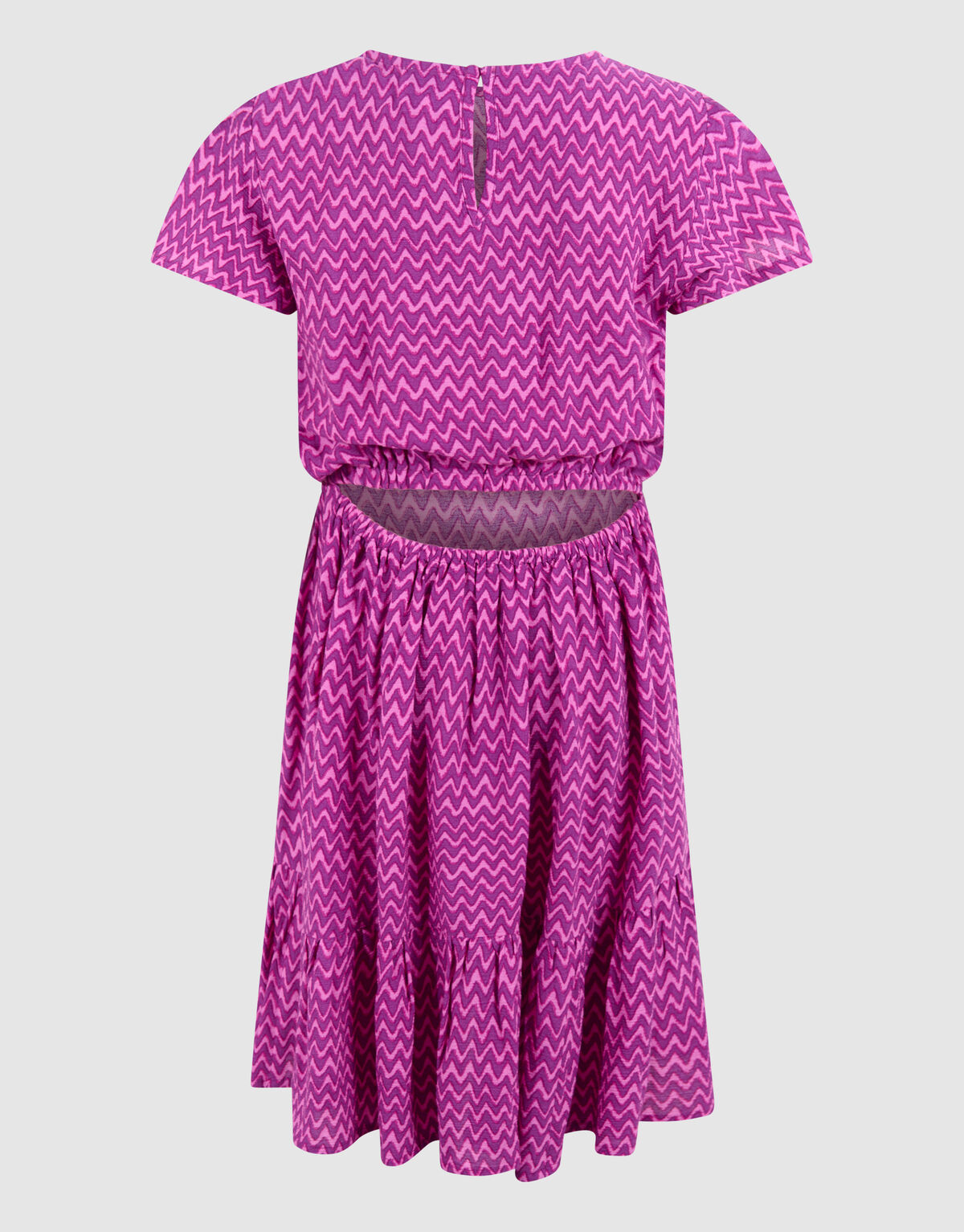 Printed Wave Jurk Roze SHOEBY GIRLS