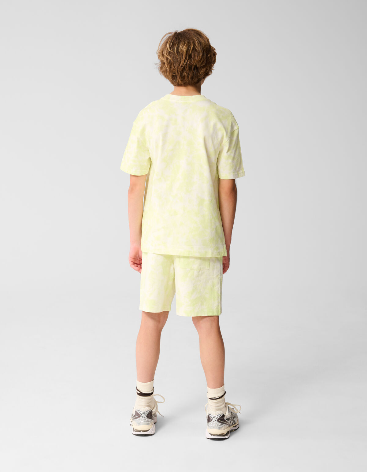 Tie Dye T-shirt Lichtgroen SHOEBY BOYS