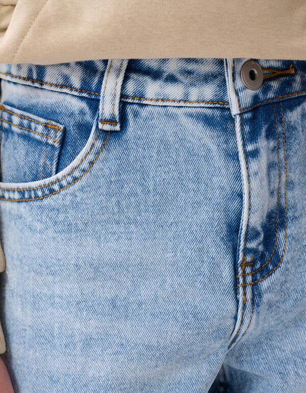 Tapered Fit Jeans Bleached SHOEBY BOYS