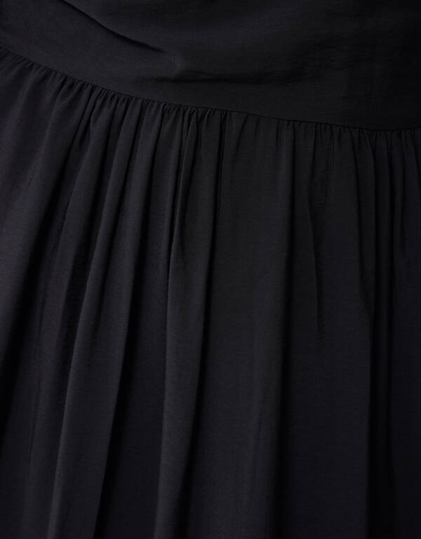 Strik Maxi Jurk Zwart SHOEBY WOMEN