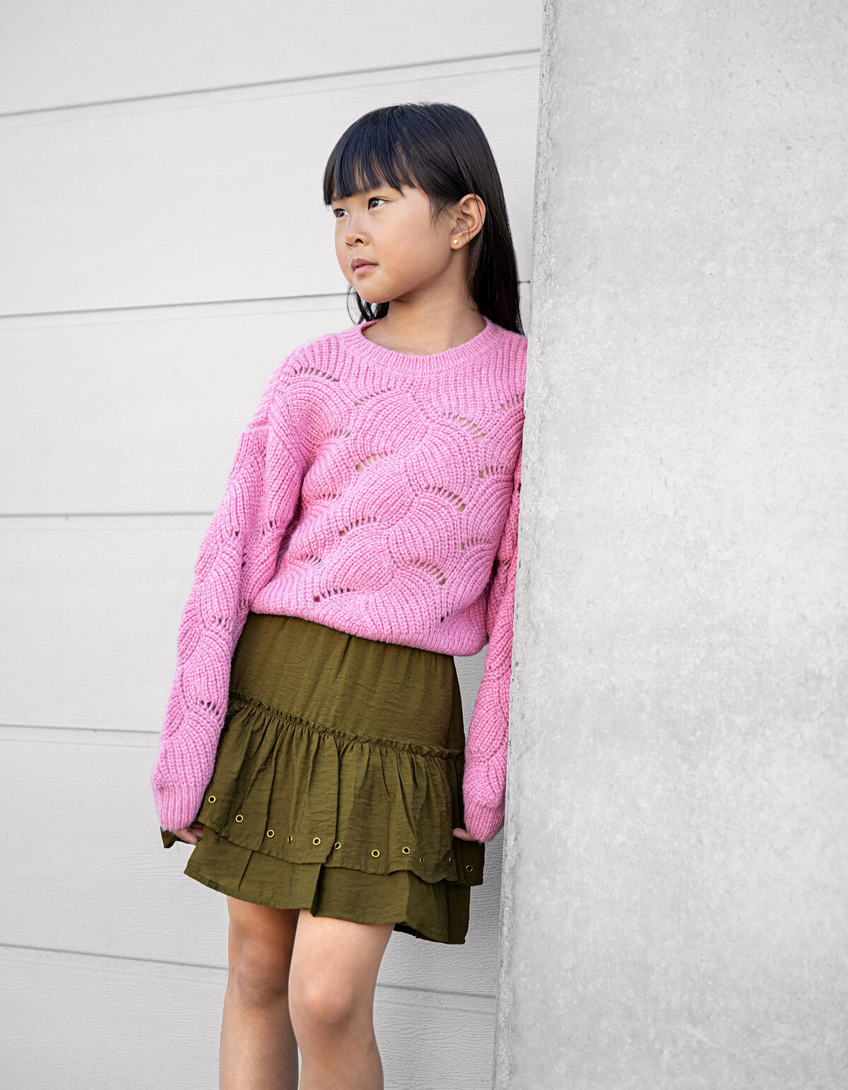 Studs Rok Donkergroen SHOEBY GIRLS