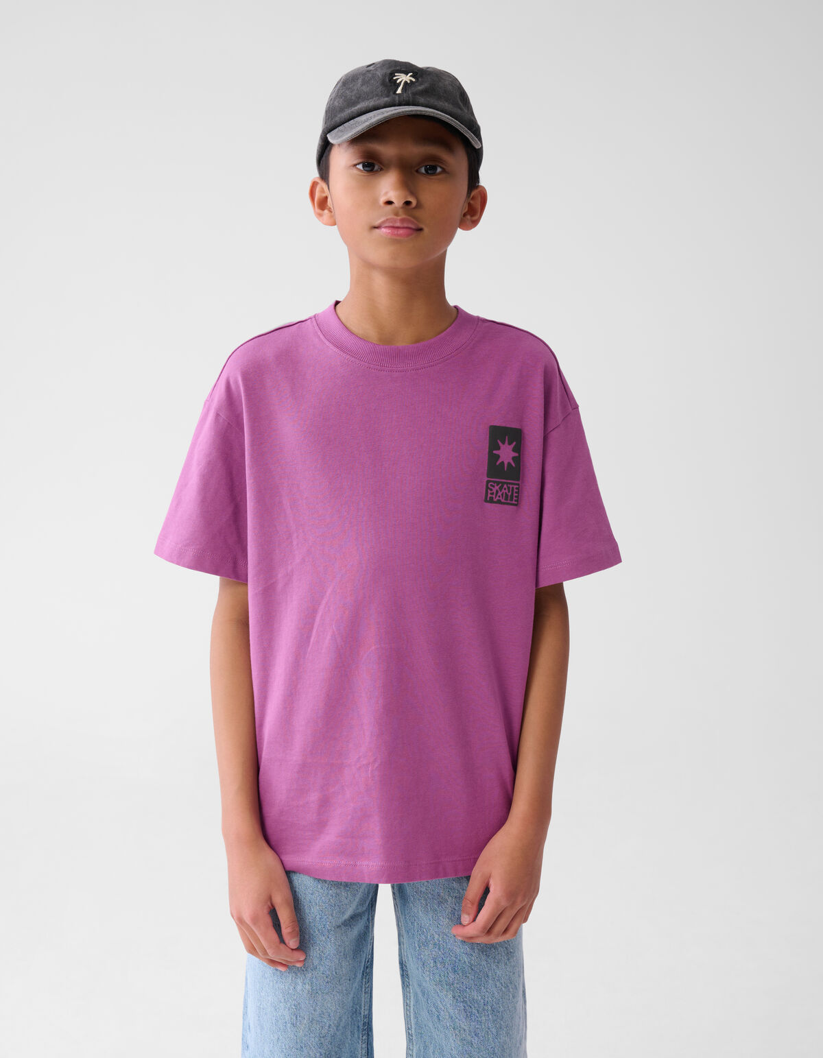 Artwork T-shirt Paars SHOEBY BOYS