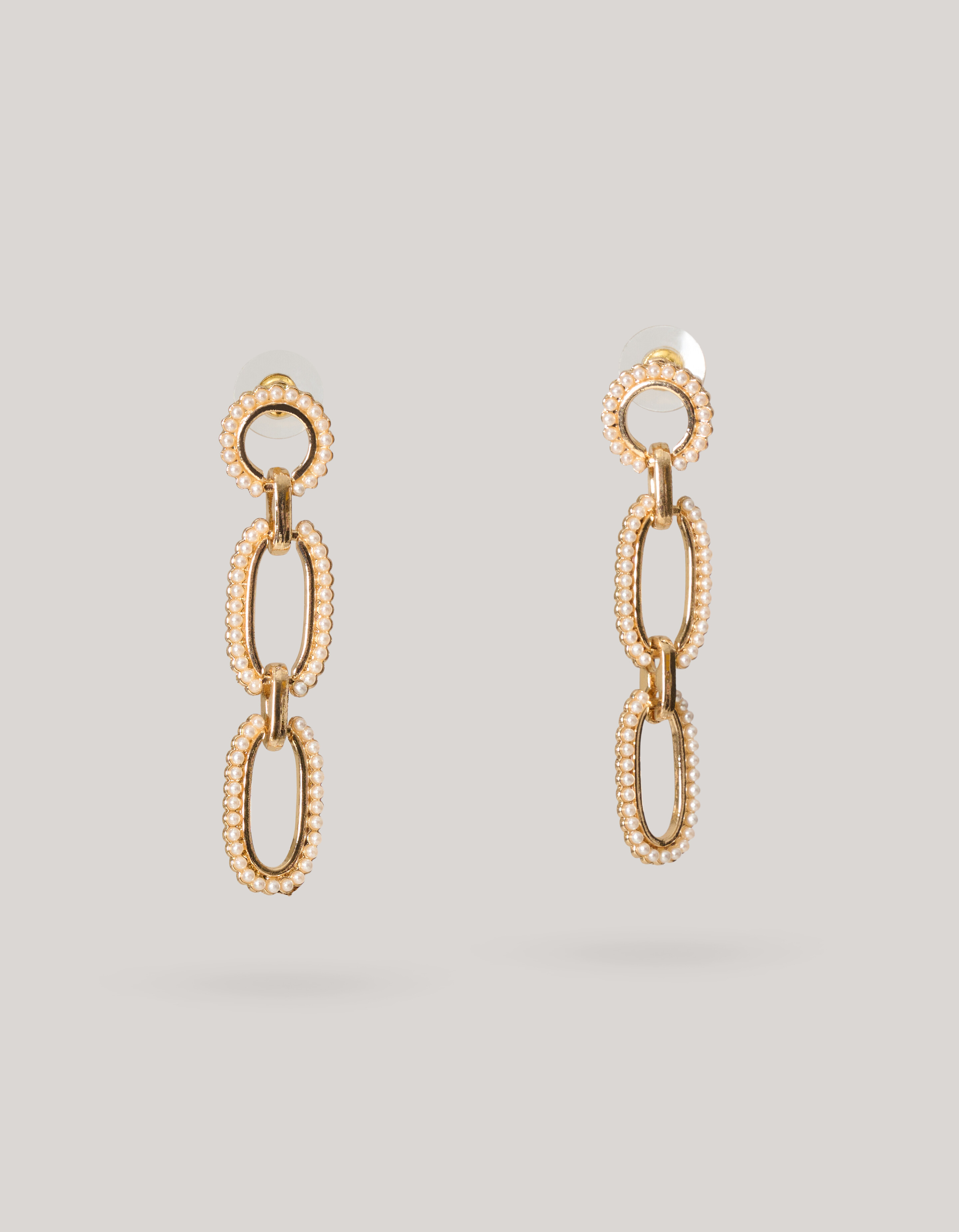 Pearly Chain Oorbellen Goud SHOEBY ACCESSOIRES
