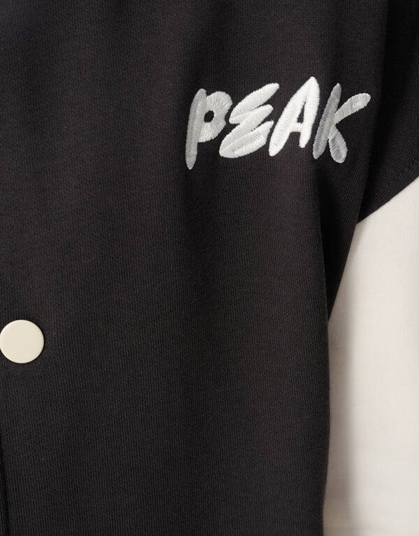 Varsity Bomber Jack Donkergrijs SHOEBY BOYS