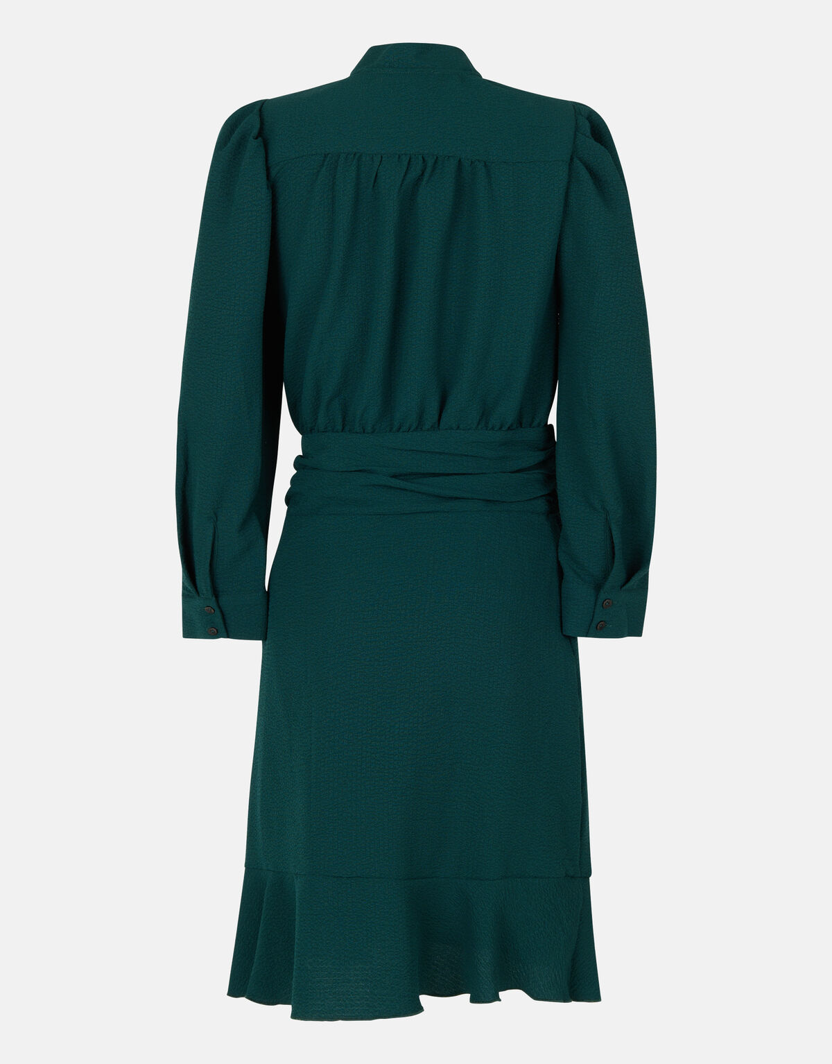 Gedrapeerde Jurk Groen By Fred SHOEBY WOMEN