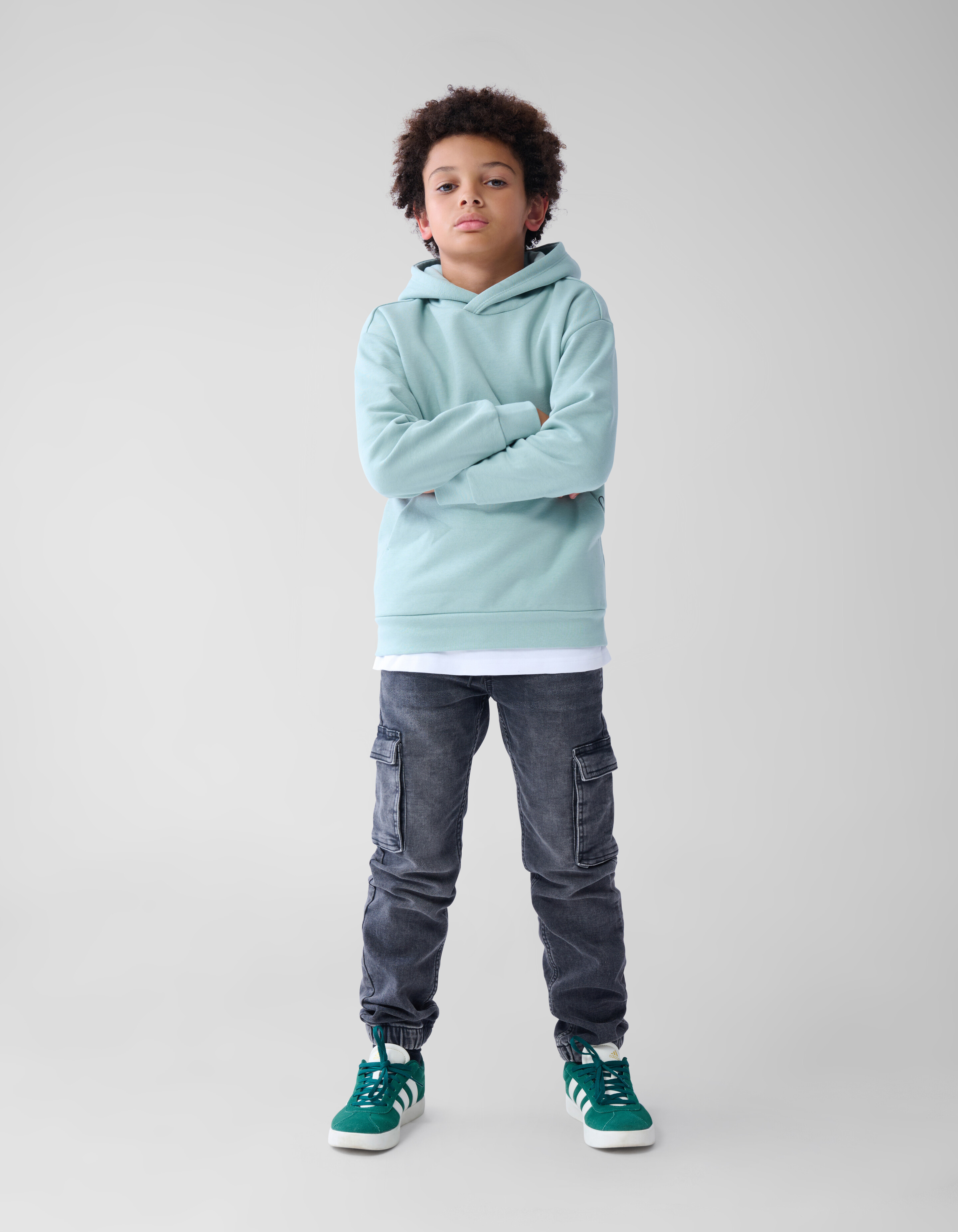 Basis Hoodie Lichtgroen SHOEBY BOYS