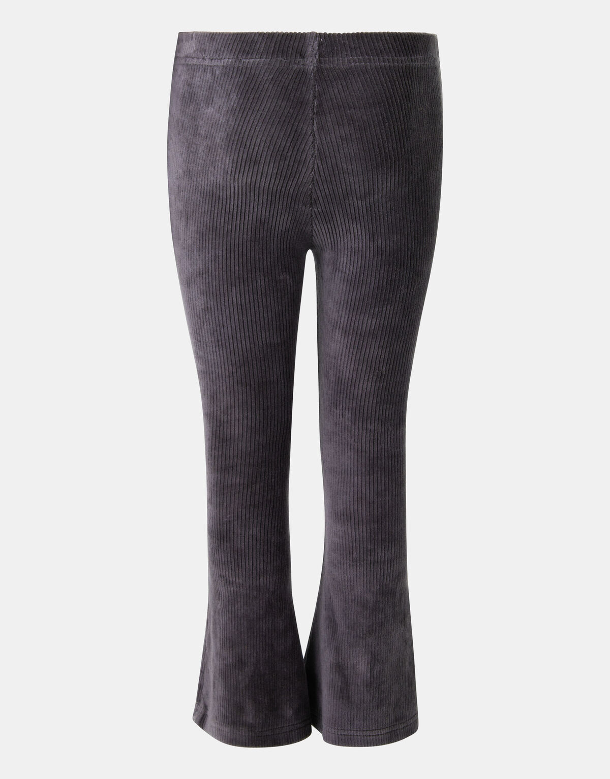 Ribstof Split Broek Grijs SHOEBY GIRLS
