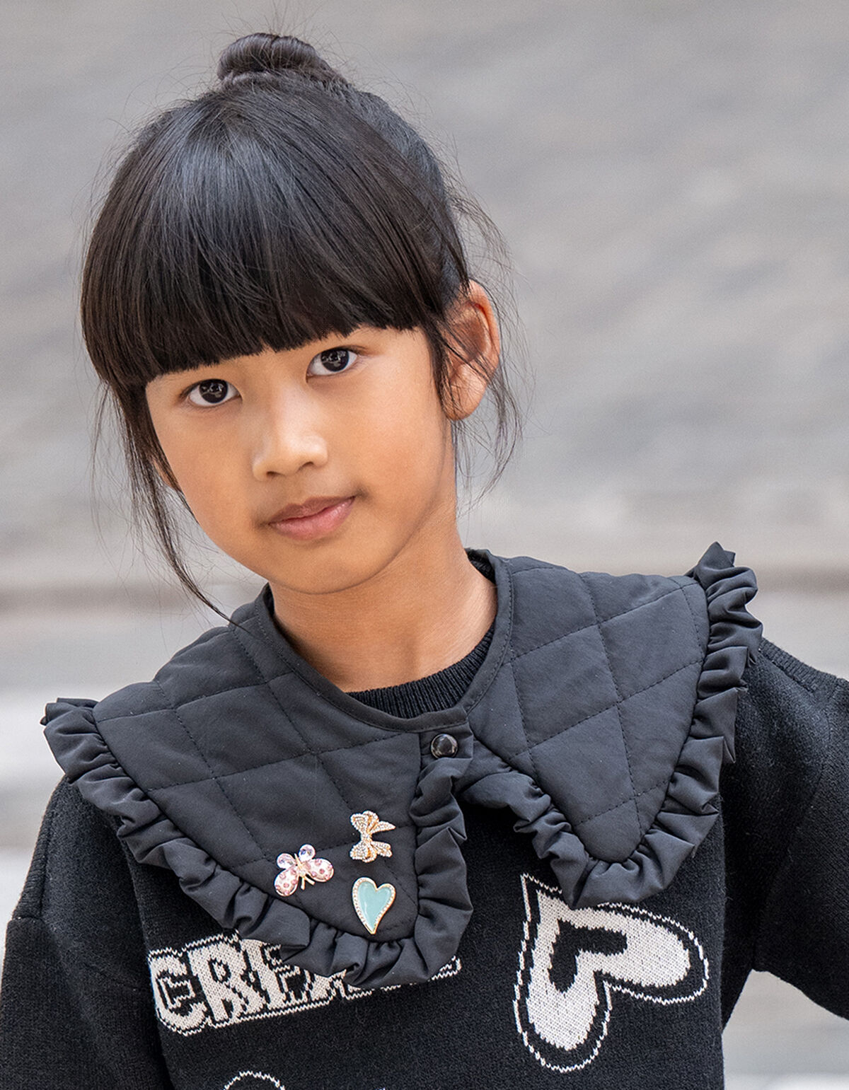 Quilted Kraag Zwart SHOEBY ACCESSOIRES