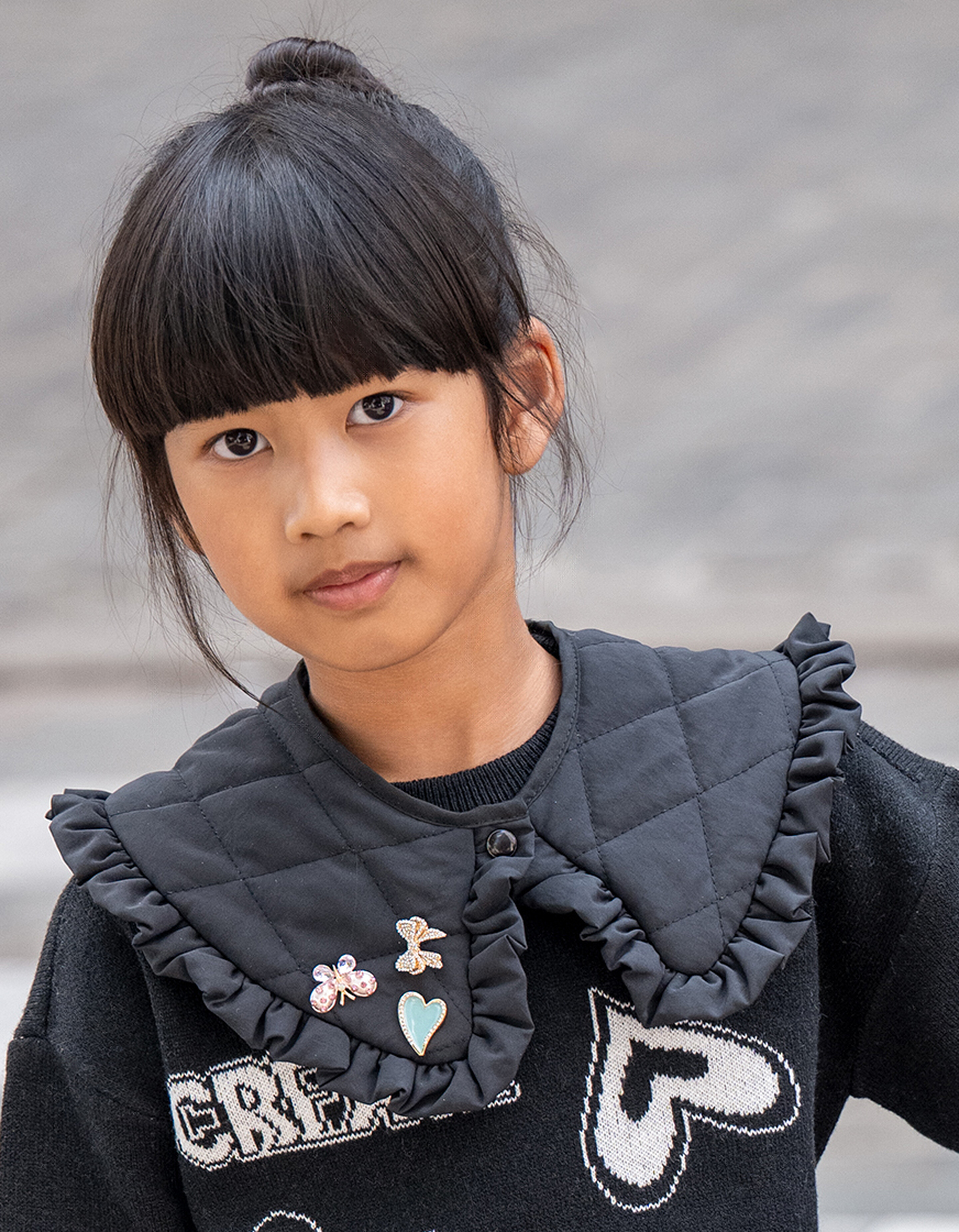 Quilted Kraag Zwart SHOEBY ACCESSOIRES