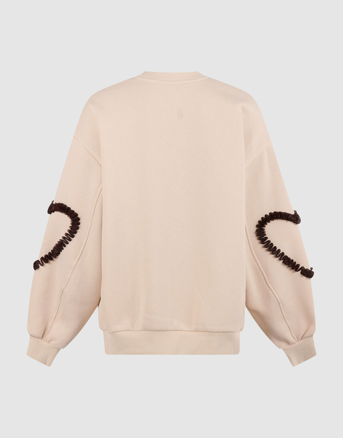 Balloon Fit Heart Sweater Gebroken Wit SHOEBY GIRLS