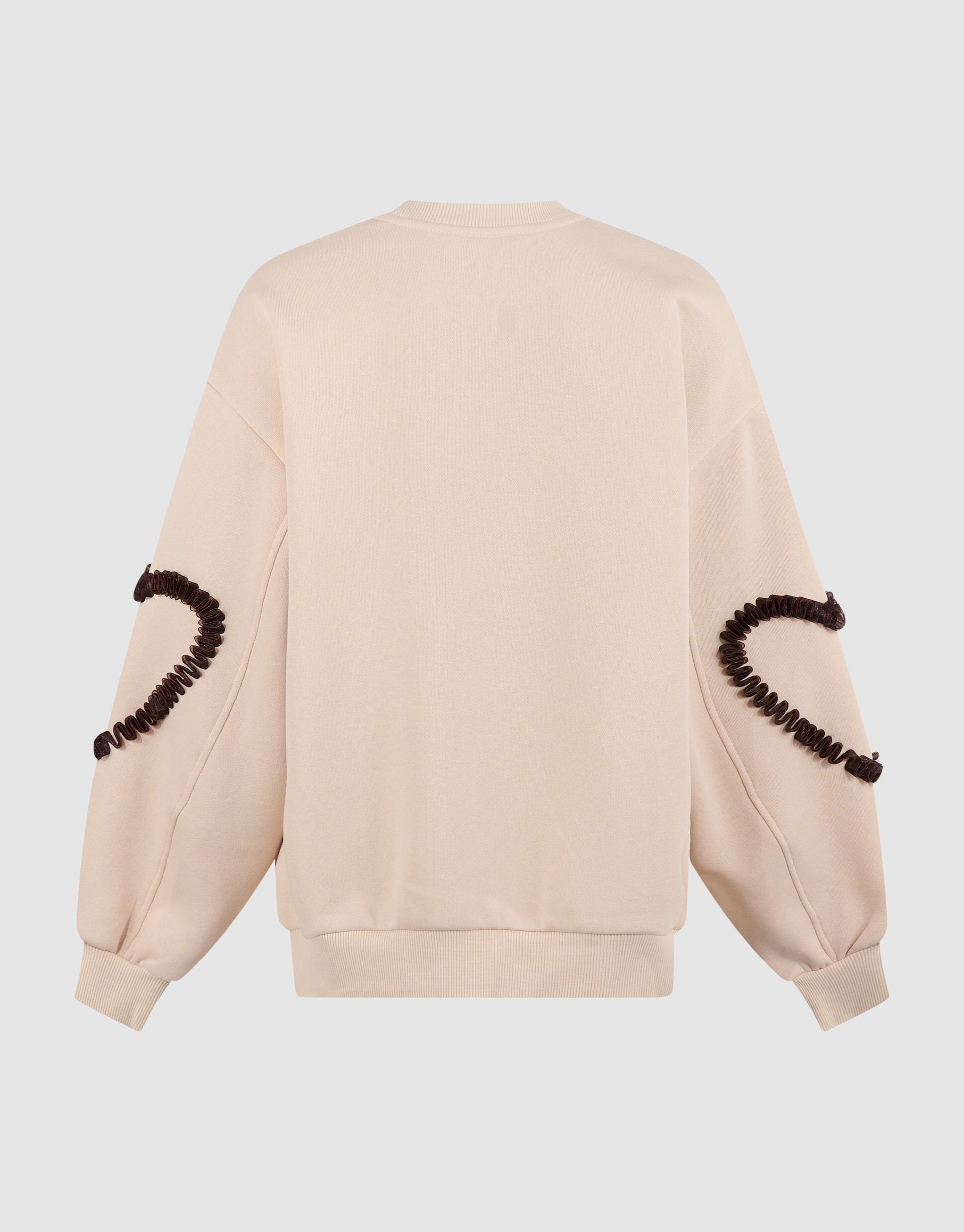Balloon Fit Heart Sweater Gebroken Wit SHOEBY GIRLS