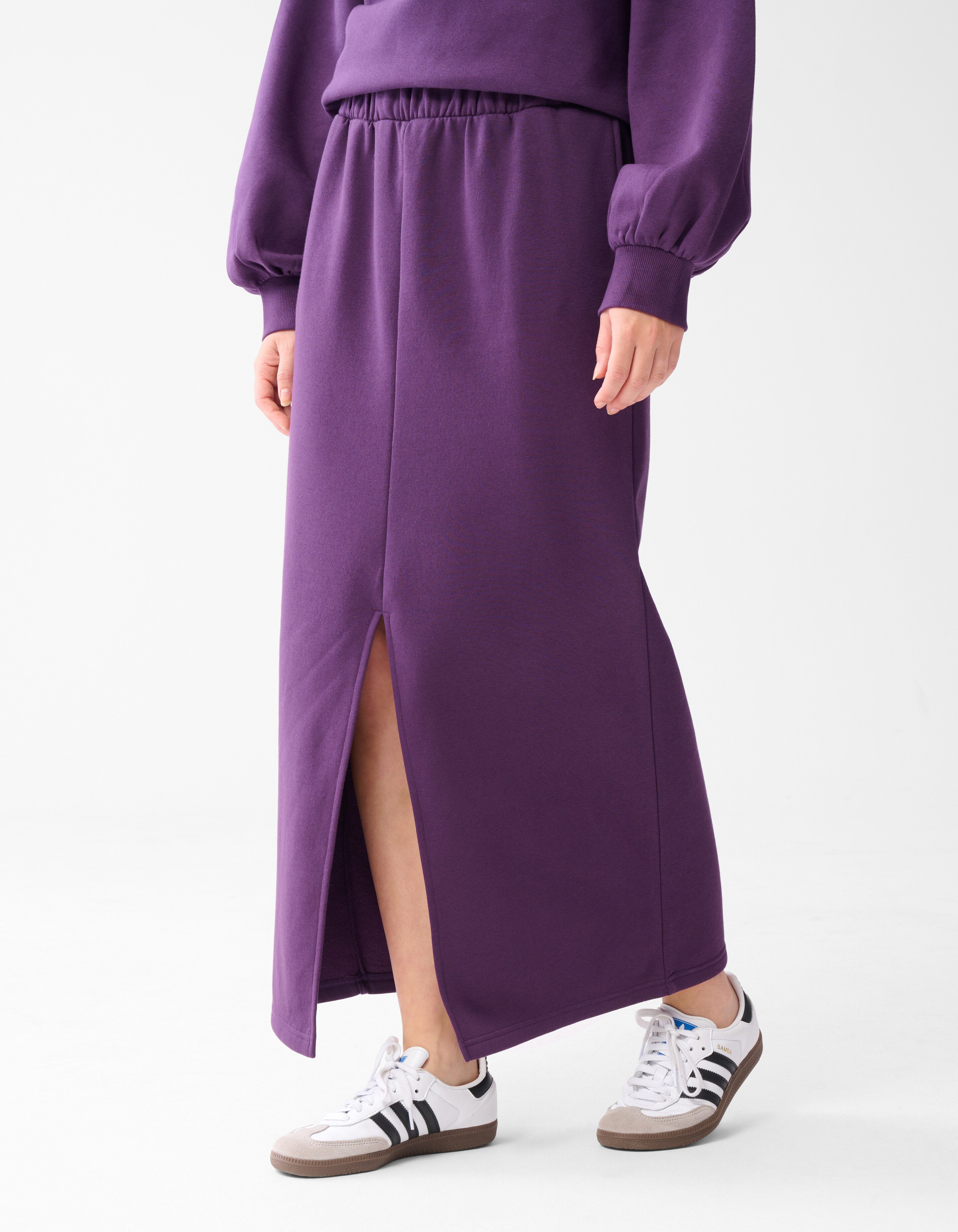 Sweat Maxi Rok Paars SHOEBY WOMEN