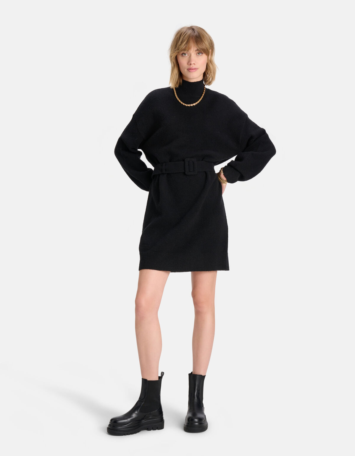 Golvende Chelsea Laarzen Zwart SHOEBY SHOES