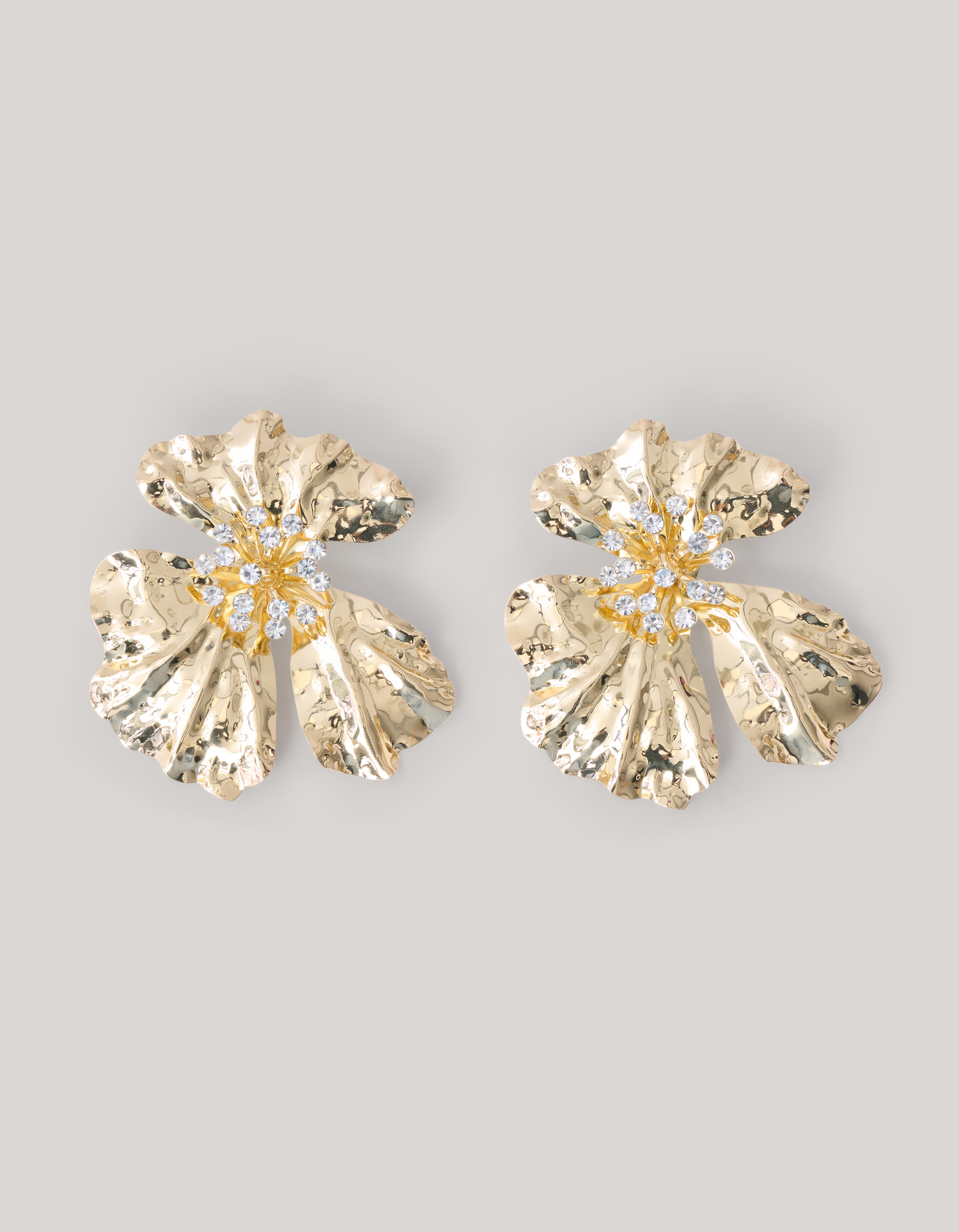 Statement Flower Oorbellen Goud SHOEBY ACCESSOIRES