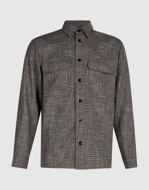 Geruit Overshirt Grijs SHOEBY MEN