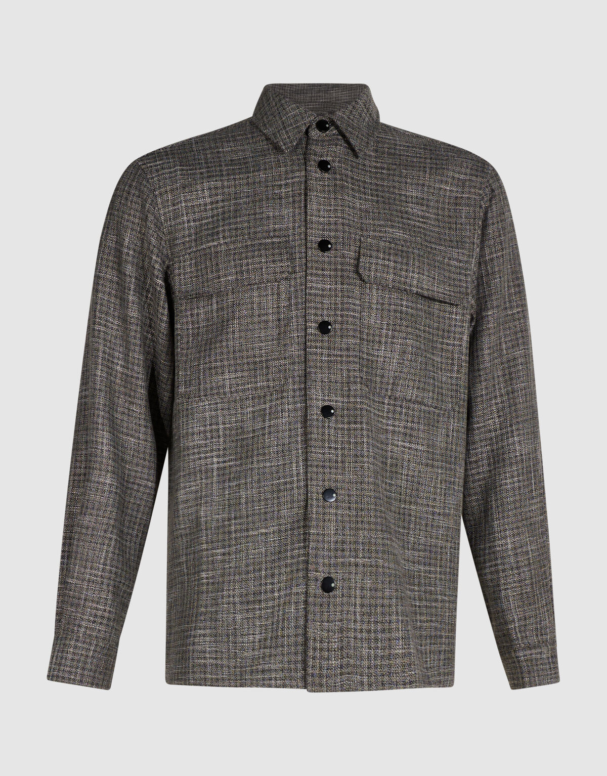Geruit Overshirt Grijs SHOEBY MEN