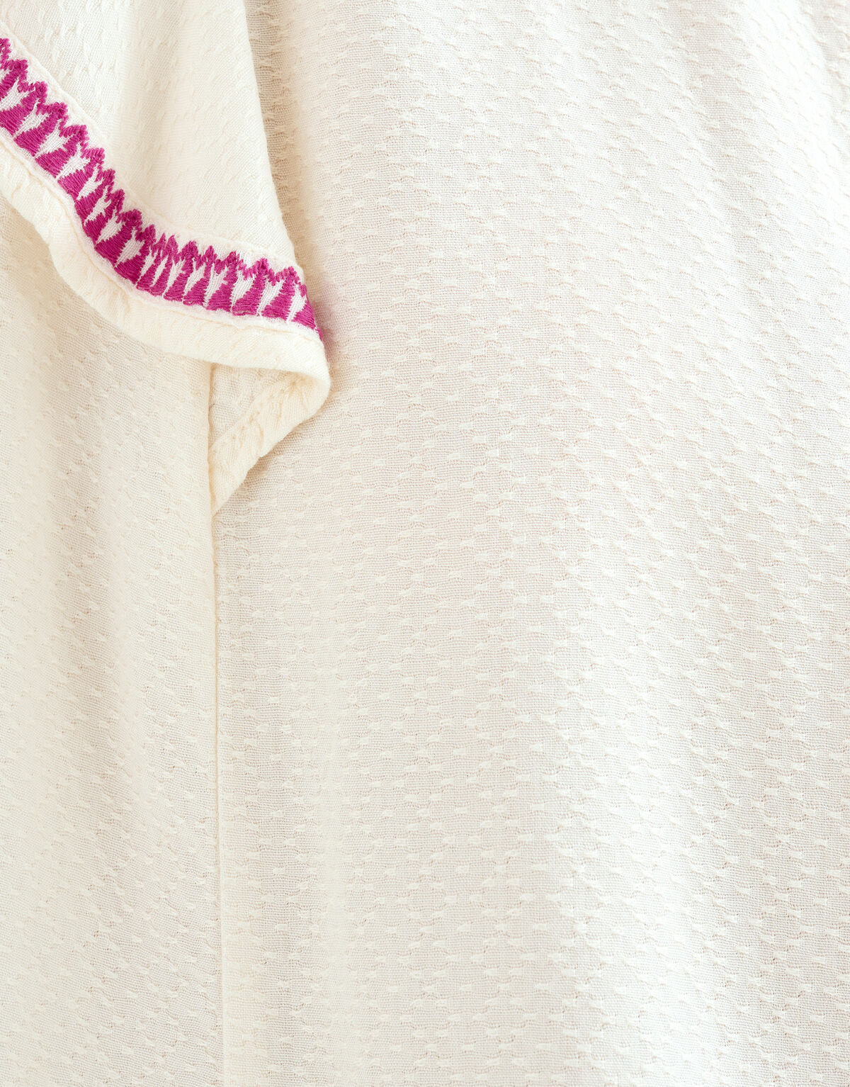 Embroidery Top Gebroken Wit SHOEBY WOMEN