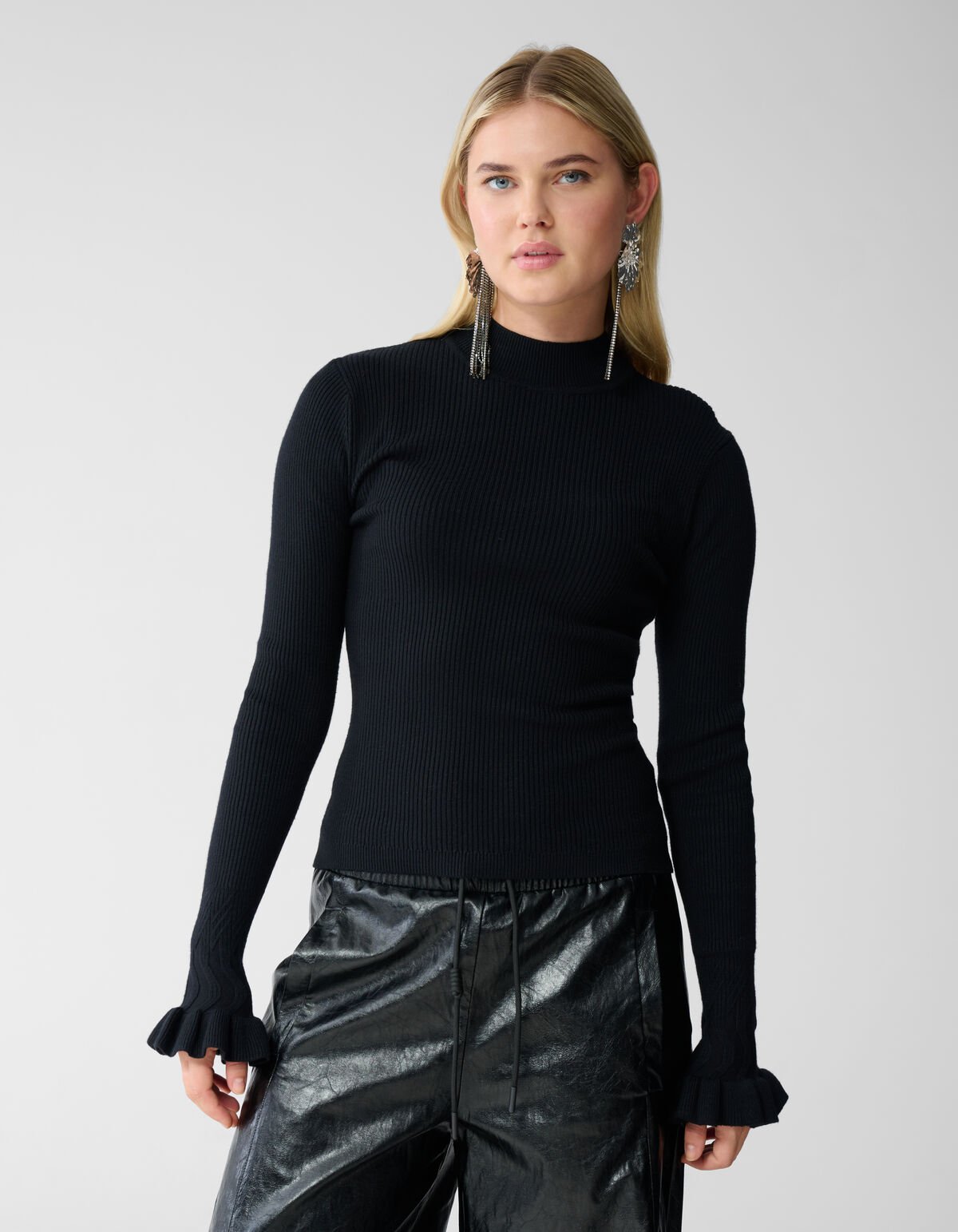 Frill Top Zwart SHOEBY WOMEN