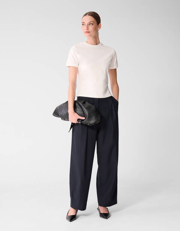 Tailored T-shirt Gebroken Wit By Lonneke SHOEBY WOMEN