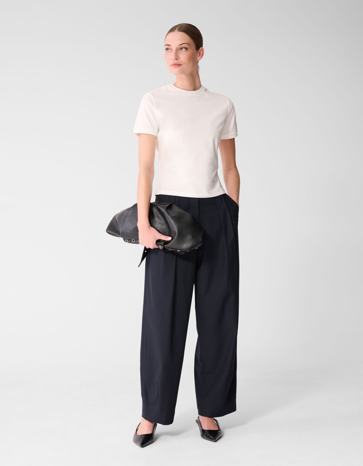 Tailored T-shirt Gebroken Wit By Lonneke SHOEBY WOMEN