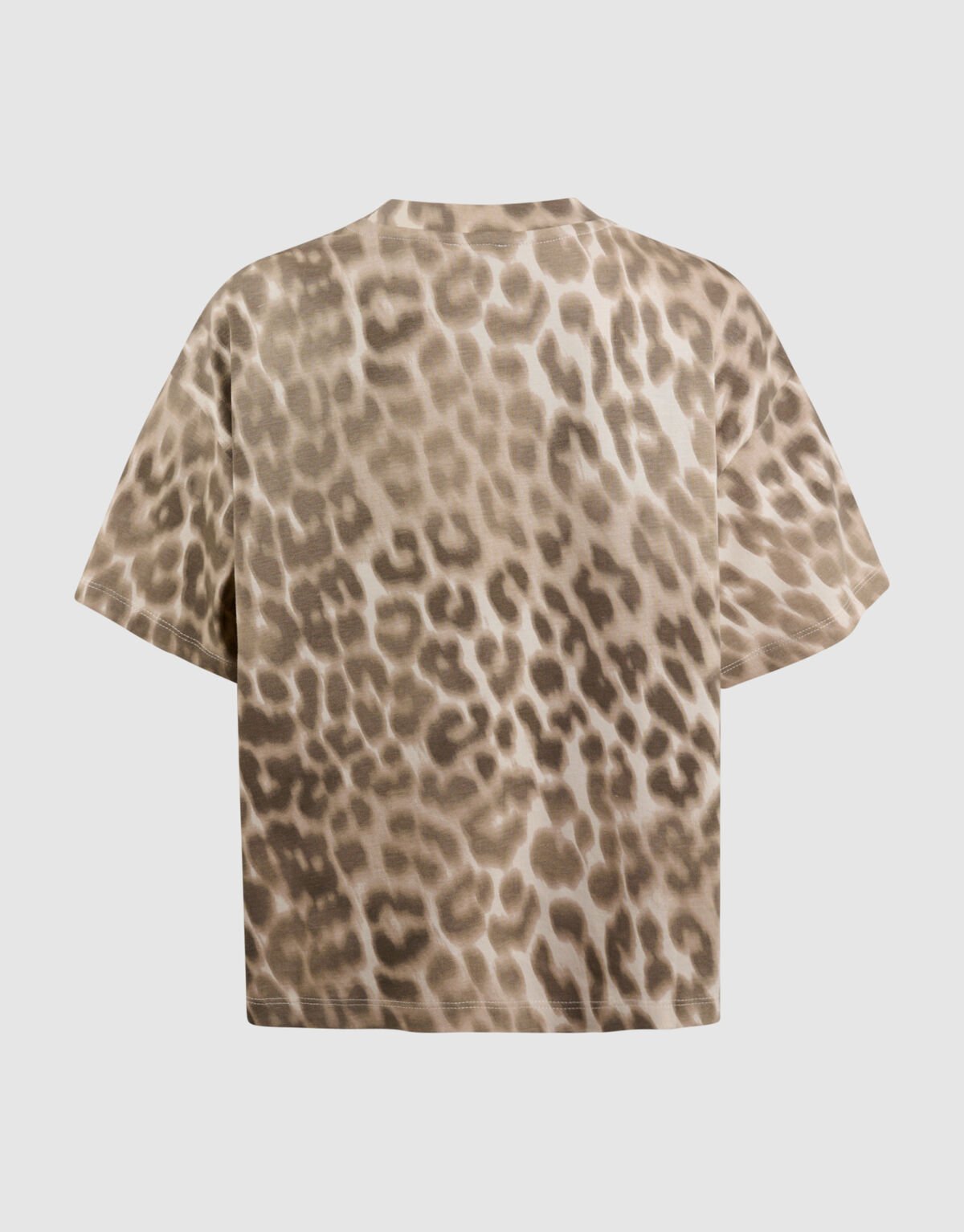Oversized Leopard T-shirt Lichtbruin SHOEBY GIRLS