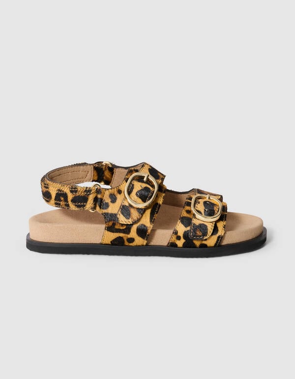Leopard Sandaal Bruin SHOEBY SHOES