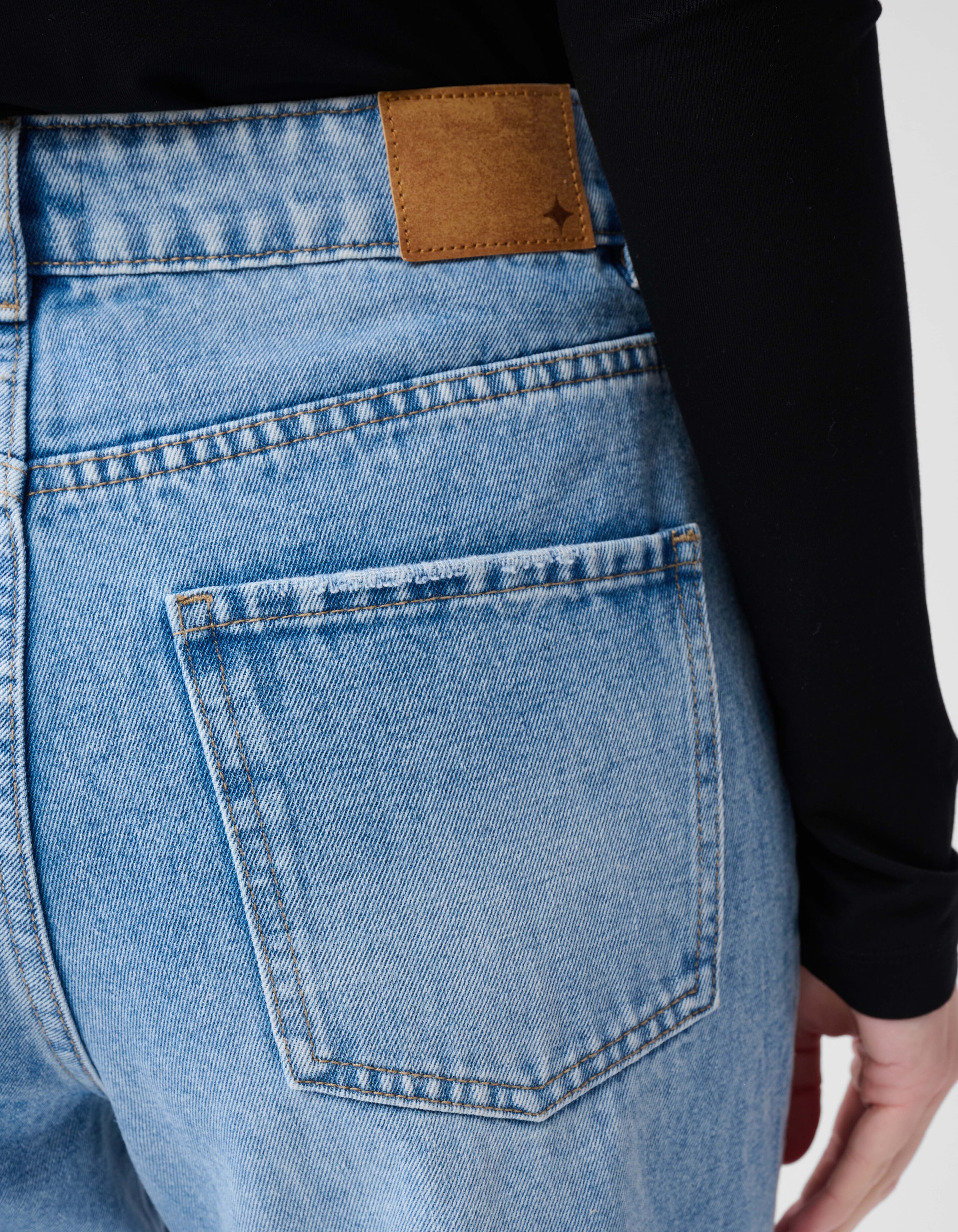 Heart Straight Fit Jeans Blauw SHOEBY WOMEN