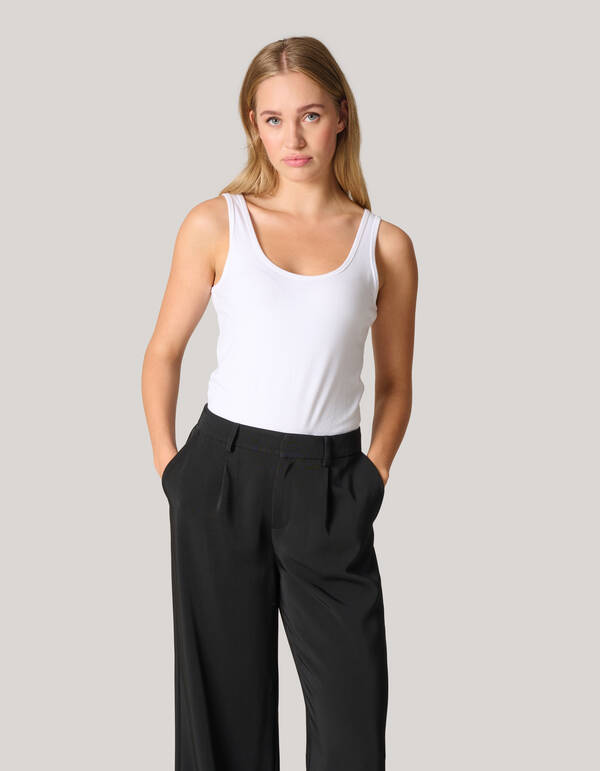 Basis Tanktop Wit Eksept