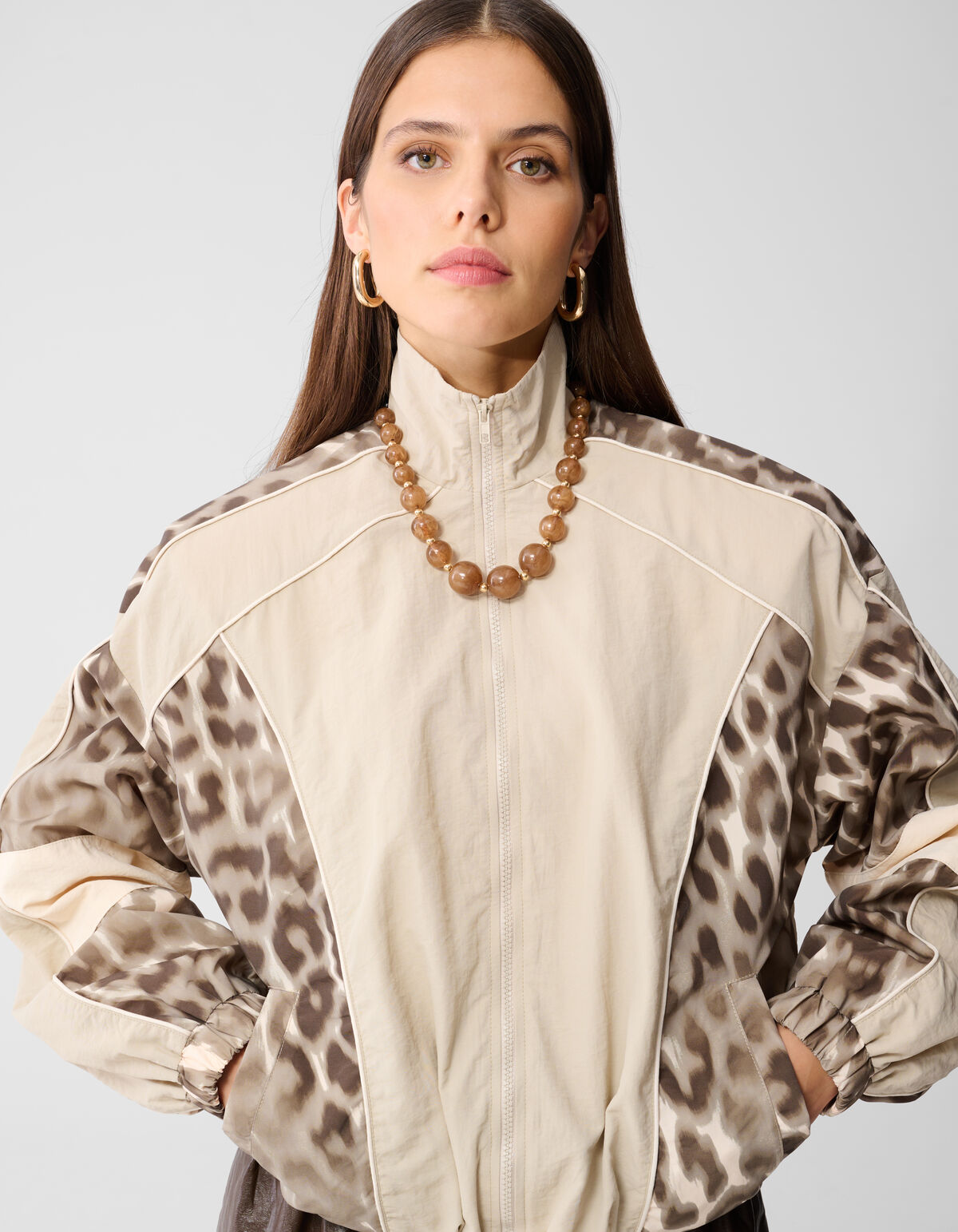 Sporty Leopard Mix Jack Beige SHOEBY WOMEN