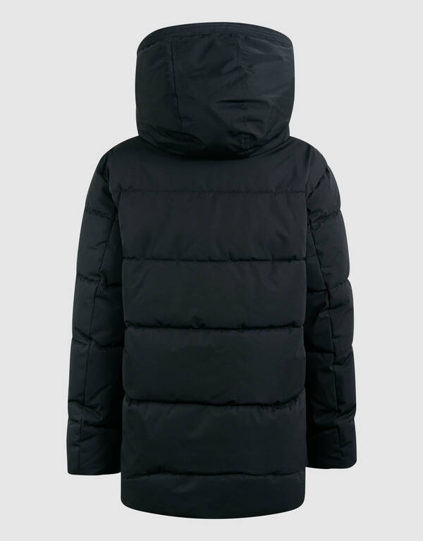 Lange Puffer Jas Zwart SHOEBY BOYS