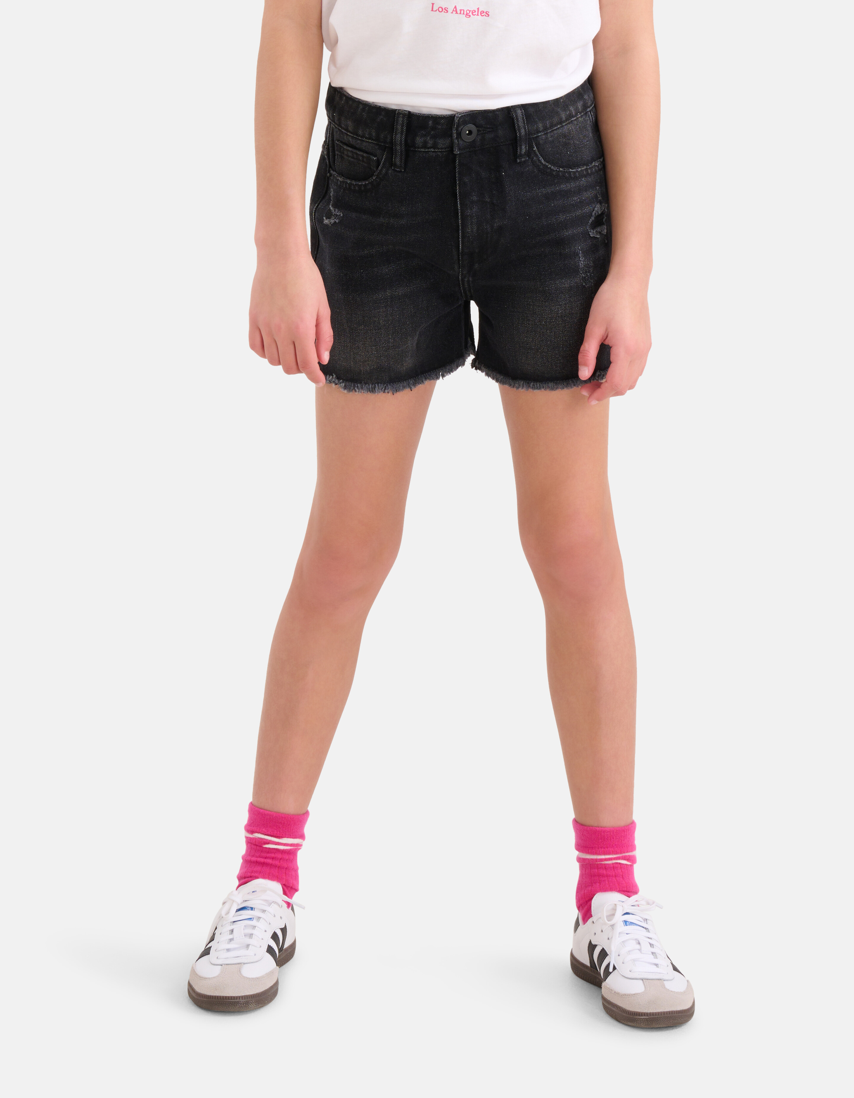 Destroy Denim Short Zwart SHOEBY GIRLS