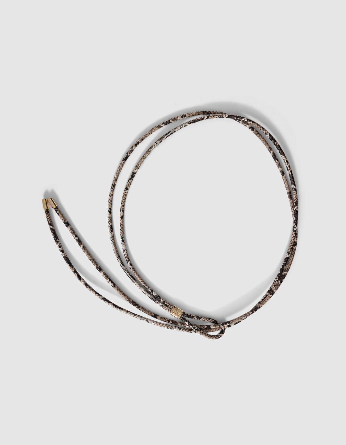 Snake Strap Riem Lichtbruin SHOEBY ACCESSOIRES