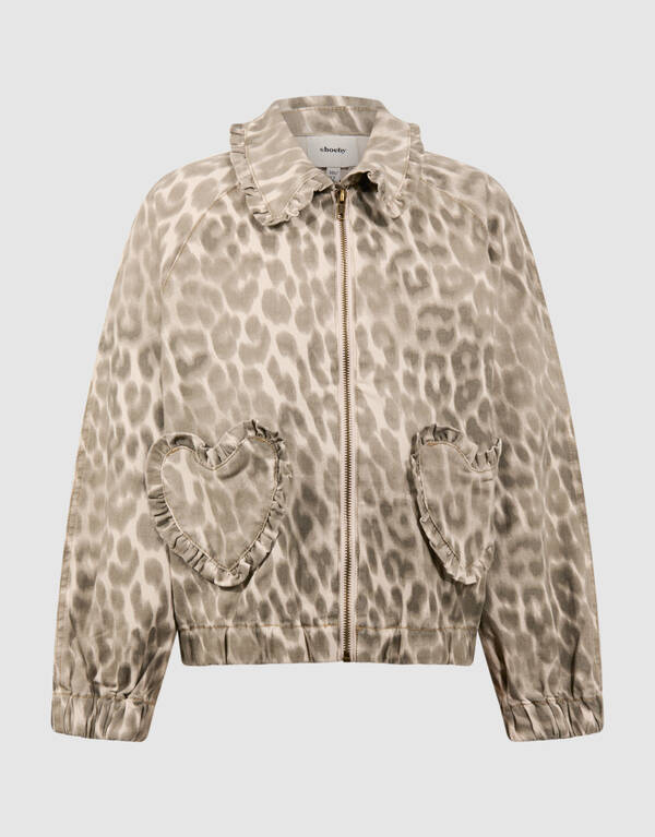 Leopard Heart Jack Lichtbruin SHOEBY GIRLS