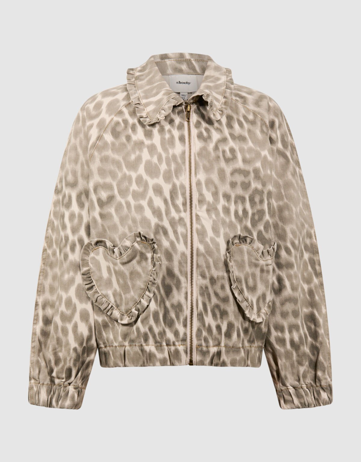 Leopard Heart Jack Lichtbruin SHOEBY GIRLS