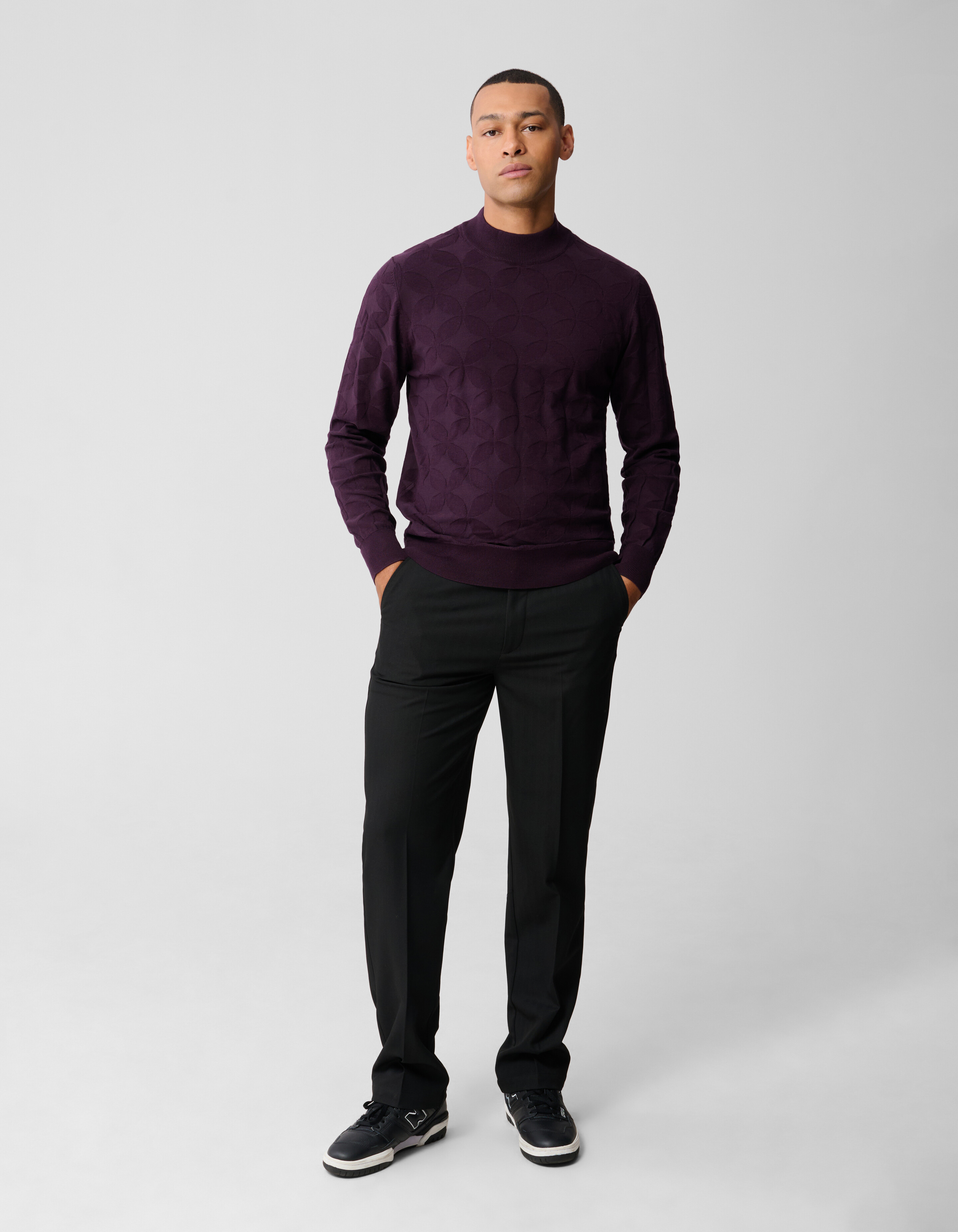 Straight Fit Broek Zwart SHOEBY MEN