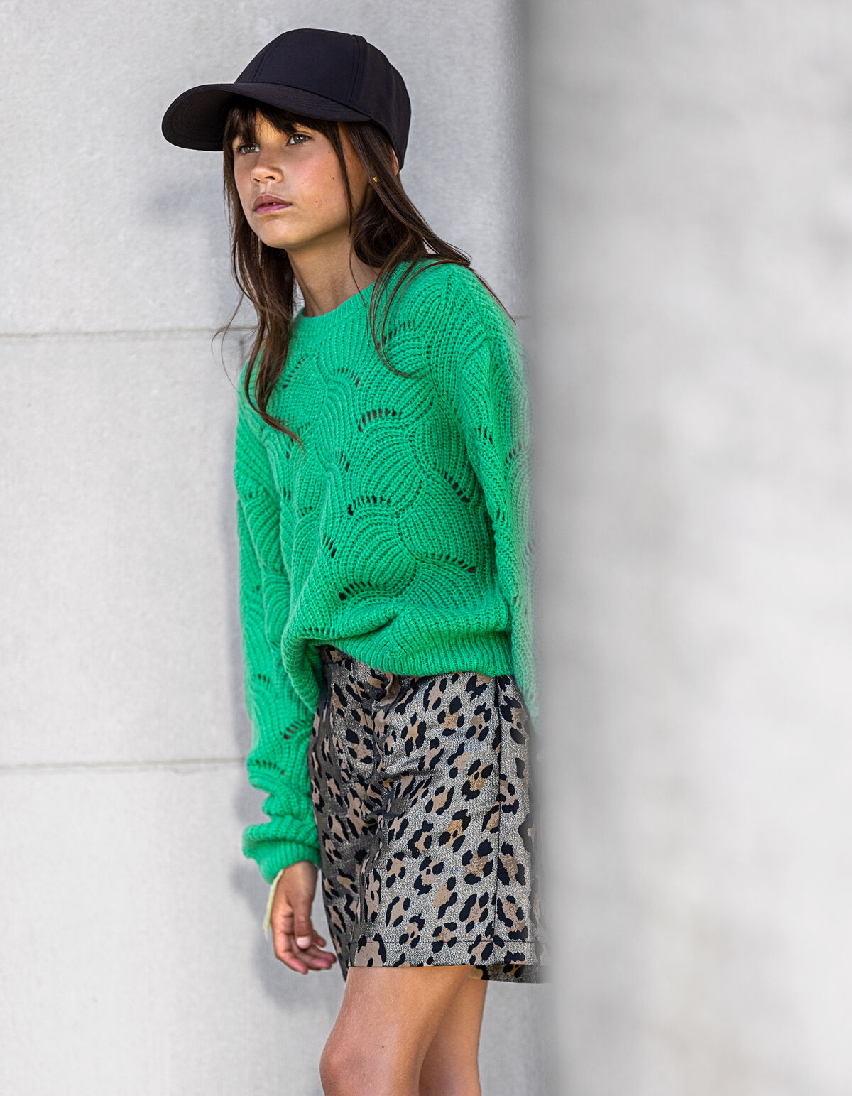 Gebreide Trui Groen SHOEBY GIRLS