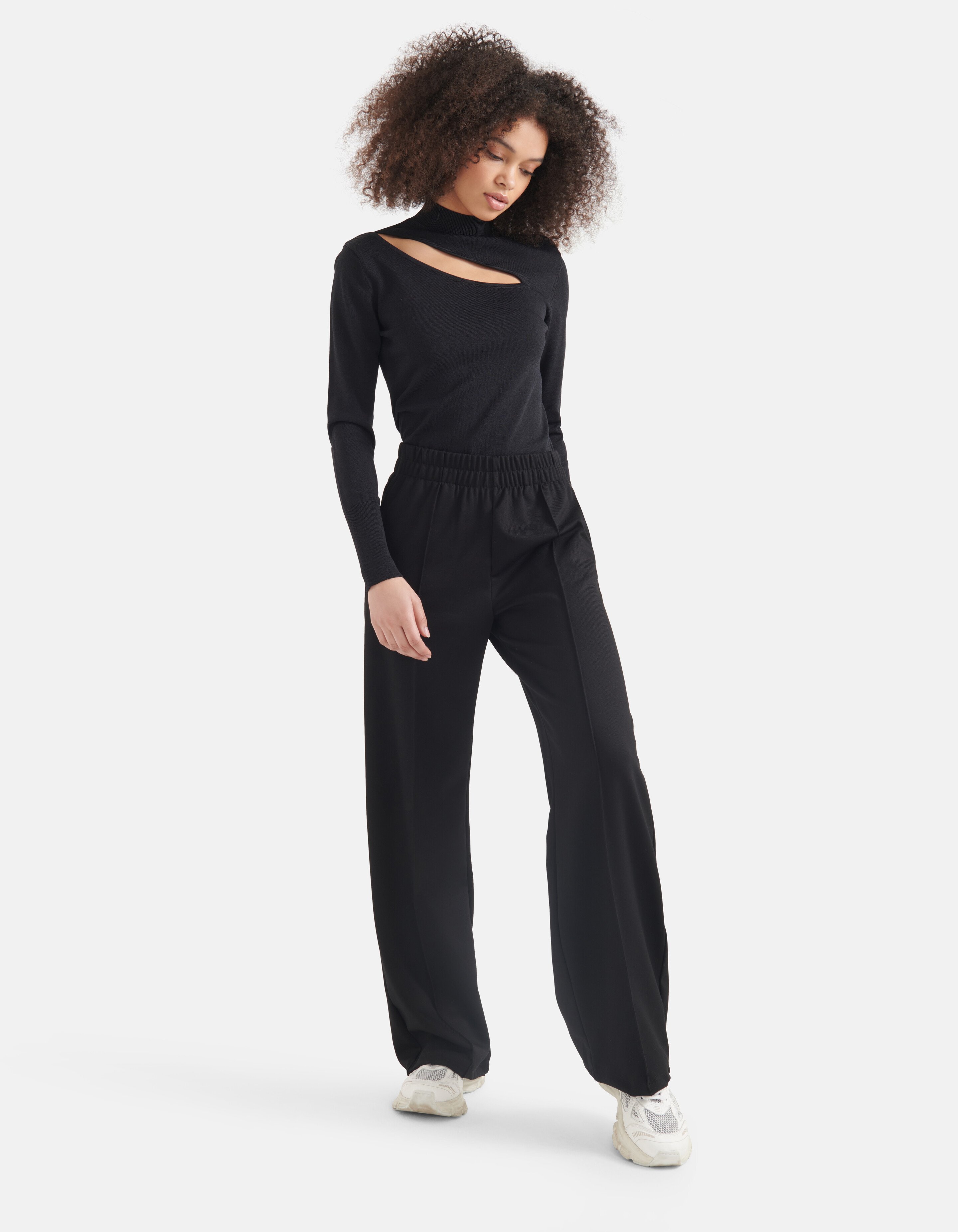 Loose Fit Broek Zwart SHOEBY WOMEN